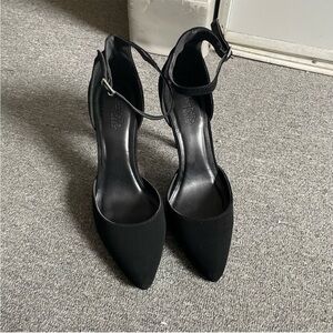 Strappy high heels